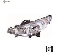 HEADLIGHT 550-1141R-LD-EM FOR PEUGEOT 207/207+ KFU /KFV 1.4L NFU 1.6L8HR 1.4L