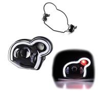 Headlight Accessories For BMW G650GS / For Sertao R13 2011-2015 2016 2017 Motorcycle Headlight Lights Assembly And Guard Protector Cover(Black- Silver)