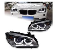 Headlight Assemblies Car Styling Head Lamp For BMW X1 E84 LED 2011-2015 Headlight Projector Lens AngelEye DRL Hid Bi Xenon Automotive Accessories Headlight Dust Cover(For Xenon)