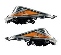 Headlight Assemblies Compatible With Toyota For Corolla L LE 2023 2024 SE XLE XSE Base Car Front Headlights Turn Signal Daytime Running Lights Driving Light 81110-02T70 81150-02U60(Left Right)