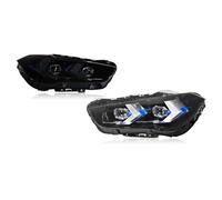 Headlight Assemblies For BMW For X1 F48 F49 2016-2019 Car LED Headlight Modified DRL Dynamic Turn Signal LED Headlight Auto Accessories Car Front Headlights(For 16-19 Halogen)
