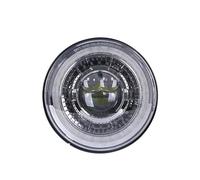 Headlight Assemblies For Land For Rover For Defender 90 For Range For Rover For County For Classic For Sport LED Headlights Filed 4x4 Turn Signal Round HeadLight Front Light Assembly(1 piece Sliver)