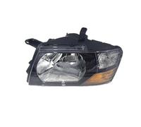 Headlight Assemblies For Mitsubishi For Pajero V73 2003-2009 2010 2011 Headlights Car Headlamp Assembly Front Whole Auto Light Assembly Headlights Assembly(Black 1 piece Left)