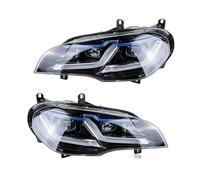 Headlight Assembly Car Headlamp For BMW For X5 E70 LED Headlights 2007-2013 Upgrade M5 Head light Style Car Plug And Play 2PCS Angel Eye Headlight