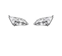 Headlight Assembly Car Headlamp For CRV 2007 2008 2009 2010 2011 Headlights Headlamp Assembly Car Lights Replacement Front Bumper Lamp Auto Whole Car Light Assembly Headlights(2 Pcs Left and Right)