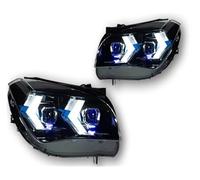 Headlight Assembly Car Model Head Lamp For BMW For X1 E84 Headlights 2010-2015 Headlight DRL Turn Signal High Beam Angel Eye Projector Lens Car Headlight(For Xenon)