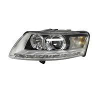 Headlight Assembly Electric Compatible With C6 A6 S6 2009 2010 2011 Front Headlights Assembly Running Driver Headlamp Fog Lights Lamp 4FG941003D 4FG941004D(1Pcs Left)