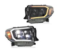 Headlight Assembly Electric Compatible With Toyota For Tundra 2014 2015 2016 2017 2018 2019 2020 4 Lens Front Headlight DRL Turn Signal Head Lamp Accessories