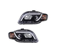 Headlight Assembly For A4 For A4L B7 2005 2006 2007 2008 Style LED Headlamp Assembly Upgrade High Configure Projector Lens 2pcs Car Headlights Headlamp Assembly