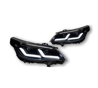 Headlight Assembly For BMW 5 Series 520i 525i 530i E60 2003-2010 Car Headlights LED Headlight Assembly Double L Design Accessories Car Front Headlights(03-06 Black,RHD)