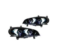 Headlight Assembly For BMW E70 LED Headlight 2007-2013 Headlights For X5 DRL Turn Signal High Beam Angel Eye Projector Lens Head Lamp Car Headlamp(LHD,2011-2013)