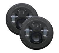 Headlight Assembly For Land For Rover For Defender 90 110 2Pieces Car 7" Headlight Round Led Headlights Kit High Low Beam Car Headlamp