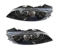 Headlight Assembly For Mazda 6 2003-2015 2pcs A Pair Front Bumper Headlight Headlamp Assembly Light Head Lamp Head Lamp Assy(2pcs black)