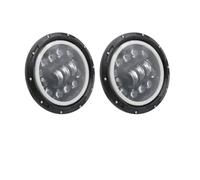 Headlight Assembly For Suzuki For Samurai For Jimmy For Bandit 600 Headlamp 7 Inch Led Headlight Hi Low H4 Halo Angle Eyes Drl Car Headlamp