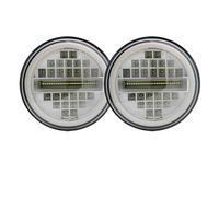 Headlight Assembly For Suzuki For Samurai For Jimmy For Bandit 600 Headlamp 7 Inch Led Headlight Hi Low H4 Halo Angle Eyes Drl Car Headlamp