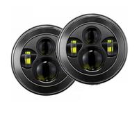 Headlight Assembly For Suzuki For Samurai For Jimmy For Bandit 600 Headlamp 7 Inch Led Headlight Hi Low H4 Halo Angle Eyes Drl Car Headlamp