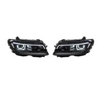 Headlight Assembly For VW For Tiguan 2017-2021 Front Headlights LED DRL Hid Head Lamp Angel Eye Bi Xenon Beam Accessories 2PC Head Lamp Assy(LHD)