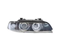 Headlight Assembly Front Bumper Headlight Headlamp Head Light Lamp For BMW 5 Series E39 530I 520I 528I 523I 1997 1998 1999 2000 2001 2002 2003(White right side)