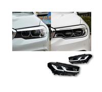 Headlight Assembly Front Lights For BMW G30 5 Series 530i 525i LED Black Style Lens 2017 2018 2019 2020-2021 Head Lamp Front DRL Auto Accessories Driving Lights(Black style)