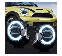 Headlight Assembly LED Headlight Assembly For BMW For Mini For Cooper R56 R57 R58 R59 2007-2011 2012 2013 Halo LED Driving Running Light Angel Eyes Headlight Car Headlights(Lhd)