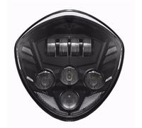 Headlight Assembly Motorcycle LED Headlight Beam Black Chrome For Victory For Cross For Country For Vegas(Black)