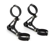 Headlight Bracket 40MM 41MM 48MM 50MM 51MM Universal Motorcycle Headlight Bracket Head Lamp Fit for Suzuki Fit for Honda Fit for Yamaha Light Tube Clamp(50MM Black)
