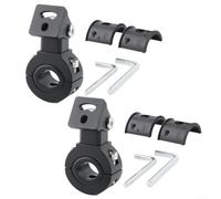 Headlight Bracket for Motorcycles 18-32mm Tube Clamp Fog Light Mount Kit for Custom Chopper Cafe Black
