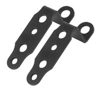 Headlight Bracket Motorcycle Headlights Bracket Universal Scooter Modification Rearview Mirror Spotlight Aluminum Alloy Extension Support(2pcs Black)