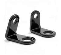 Headlight Bracket Mount 2PCS Brackets for Custom Fork Chopper Bobber Clamp Mounts Moto Indicator Turn Signal Light Lamp Holder(Black A)