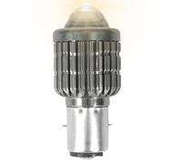 Headlight Bulb - 12-80V H4 High Low Beam | Super Bright 10000LM White Yellow Light | Waterproof Aluminum Lamp Long Lifespan Upgrade, Universal Replacement For Scooter Bike