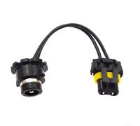 Headlight Bulb Socket Repair Connector D2 to 9006 for Vehicle Lights - Safe Power Supply Cable 160mm