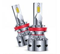 Headlight bulbs, For Benz CLA Shooting Brake Station wagon 2015-2026 6000K 12V 36 LED Wicks 400% Brightness, Replace Halogen Xenon Lamp, Liquid tube fan cooling Lossless installation