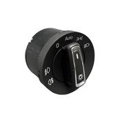 Headlight Button Module Compatible With For Mk7 For Golf 1 Pcs Chrome Auto Interruptor De Faro Luz Antiniebla Perilla De Controlador Automático 5GG 941431 D