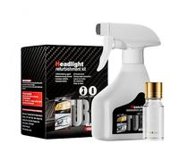 Headlight Cleaner and Restorer Kit, Headlight Restorer, Enhanced Crystallization Coating Refurbisher For All Vehicles Yellowed Headlights (Cleaning kit)