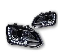Headlight Cluster For VW For Golf 6 Golf6 MK6 2009-2012 For Hella 5 H7 Bulb Compatible Xenon Lens LED DRL Front Headlamp Front Headlamp Housing Unit
