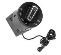 headlight control switch knob Compatible With VW For Passat B5 B5.5 1997-2005 For Beetle 1999-2010 Auto Headlight Fog Lamp Control Switch Knob 1C0941531(Fog Light and AUTO)