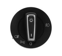 headlight control switch knob Compatible With VW For Polo Car Headlight Fog Light Control Switch Rearview Mirror Control Button OEM 5G0941431A