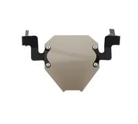 Headlight Cover Motorcycle Headlight Guard Protector With Clear Acrylic And Aluminum Mounts For Stable Fit And Road Hazard Protection suitable for trips highway streets, Array, Smoke