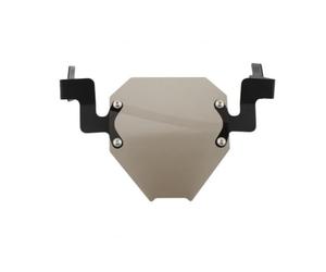 Headlight Cover Motorcycle Headlight Guard Protector With Clear Acrylic And Aluminum Mounts For Stable Fit And Road Hazard Protection suitable for trips highway streets, Array, Smoke