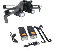 Headlight Drone Night Searchlight for DJI Mini 5 Pro, Echargeable High Brightness Searchlight Dual Electric Night Fill Light with Mount Bracket Holder, Drone Search Light Accessories