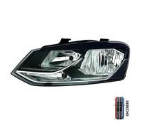 Headlight electric with motor - right - VW Polo
