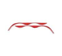 Headlight Eye Lid Fit For BMW 3 Series E46 M3 323i 328i 330i 325i 1999-2004 Accessories Carbon Fiber Car Headlight Eyebrows Trim Cover(Red)