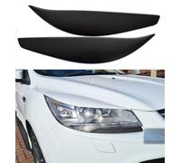 Headlight Eyebrow Eyelid Cover For Ford Kuga, 2012-2016, 2pcs, ABS PLASTIC, unpainted