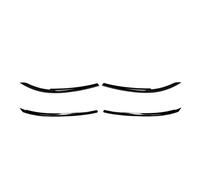 Headlight Eyebrow Eyelid Cover Trim For VW For Tiguan MK2 | For 2017-2021 Front Bumper Headlight Eyebrow Fog Lamp Eyelid Strip Cover Tuning ABS Black Decorative(Set Gloss Black)