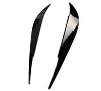 Headlight Eyebrow For BMW 4 For Series F32 F33 F36 For M4 420d 420i 425d 430i 435i 440i 2013-2021 ABS Look Glossy Headlight Eyebrows Eyelid Car Headlight Eyebrow(Glossy Black)