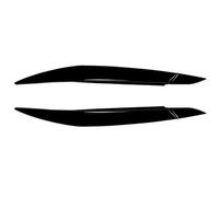 Headlight Eyebrow For BMW X6 E71 2008 2009 2010 2011 2012 2013 2014 Car Headlight Eyelids Lids Car Headlight Lamp Eyebrows Cover Trim