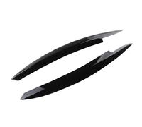 Headlight Eyebrow For VW For Golf 6 VI MK6 For GTI For GTR For GTD 2008-2013 Car Head Light Eyelids Cover Trim Stickers ABS Headlight Eyebrow Headlight Eyelids(Common black)