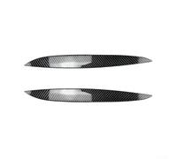 Headlight Eyebrow Trim Cover for Golf MK4 GTI SDI R32 with For FSI GL GLS 1997 2005 ABS Upper Headlight Protection for Left and Right Side (Carbon Look)