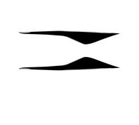 Headlight Eyebrow Trim For Mondeo MK4 2007-2013 Car Headlight Eyebrows Eyelid Cover Trim Sticker Car Exterior Tuning Accessories