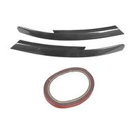 Headlight Eyebrow Trim Left Right Protective Headlamp Eyelids Cover Replacement for Commodore HSV VY 2002.09-2004.08 Sedan Wagon Ute with ABS Plastic Material (Carbon Fiber Pattern)